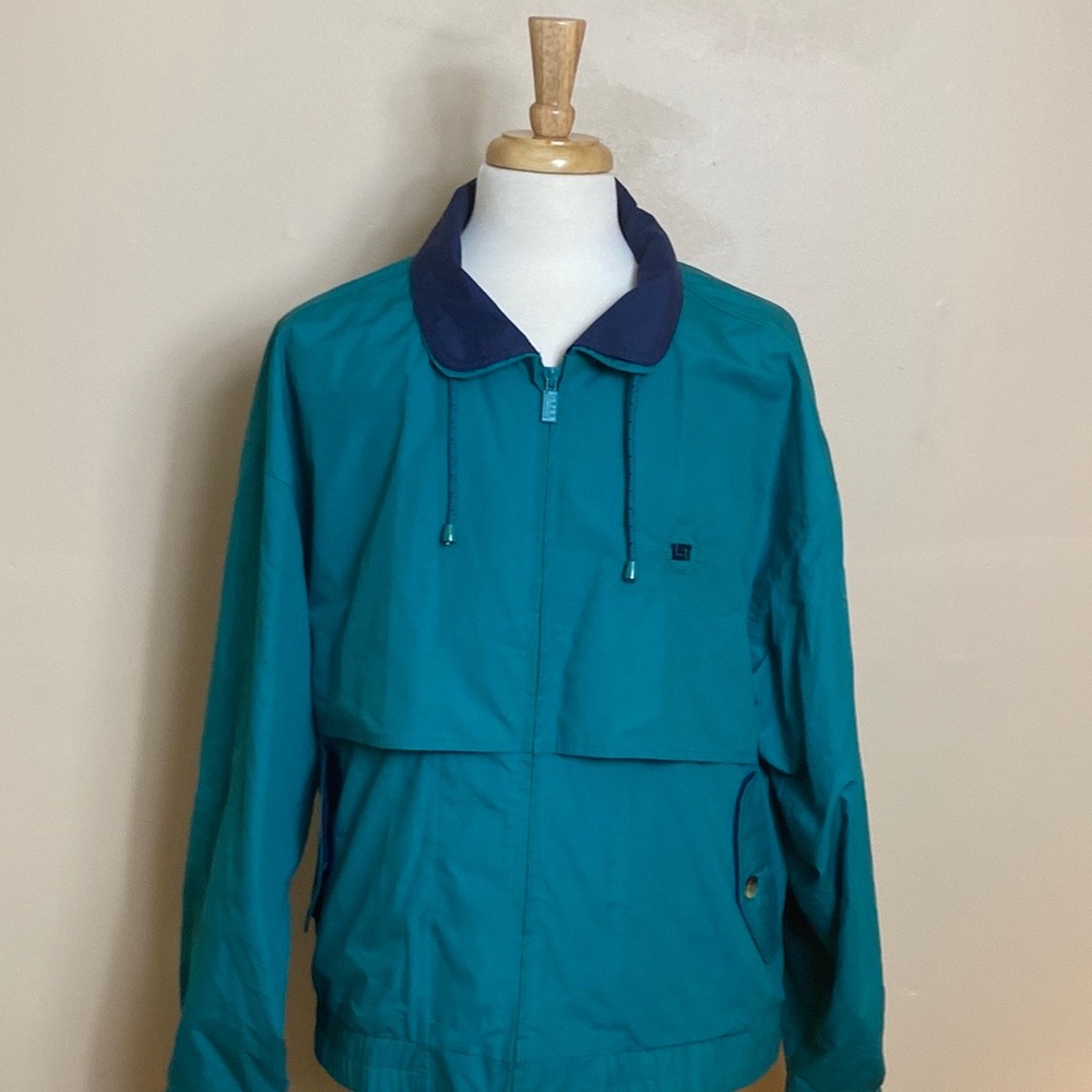 Vintage 90s Gear for Sports Zip-Up Men’s Jacket. Teal. Size XL